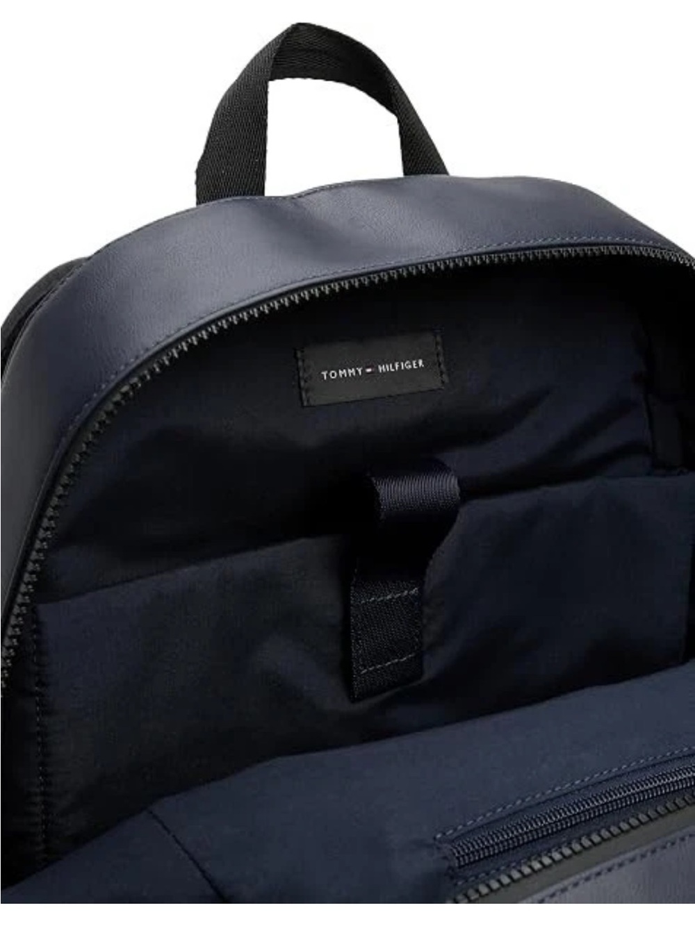 Tommy Hilfiger Navy Backpack with Red & White Accent Stripe - Picture 9 of 9